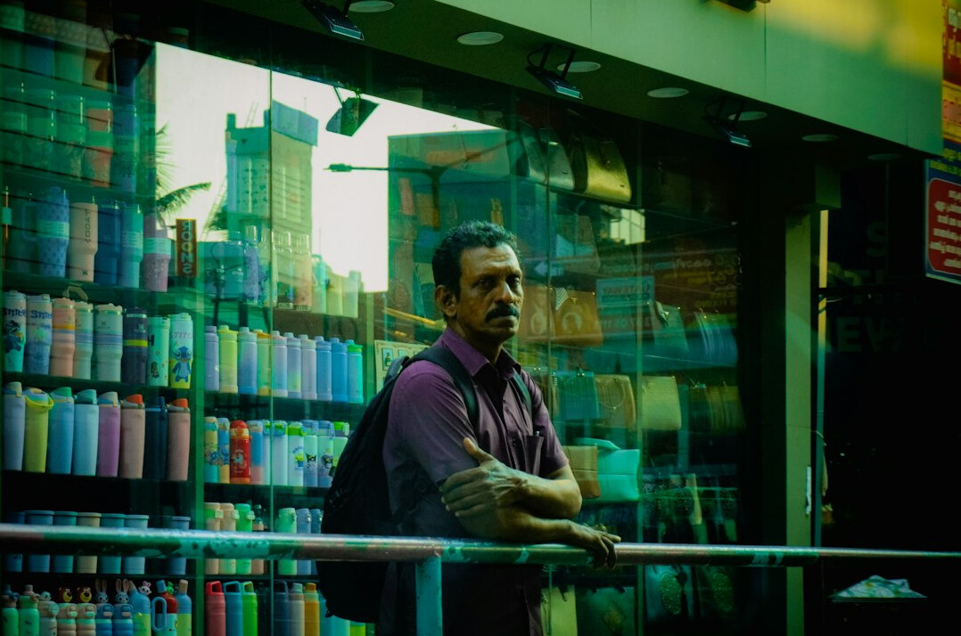 store detective watching camera