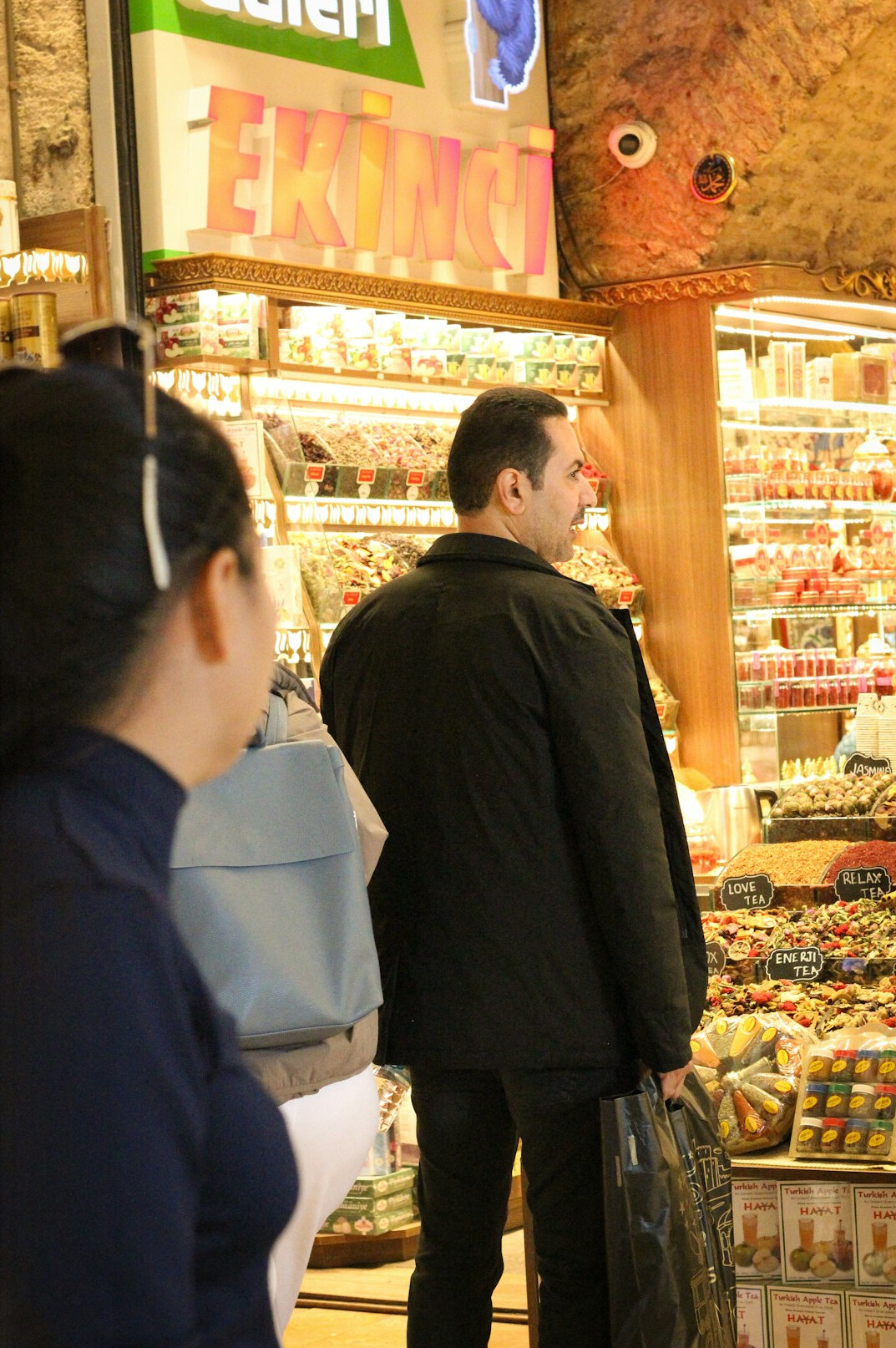store security guard watching customers