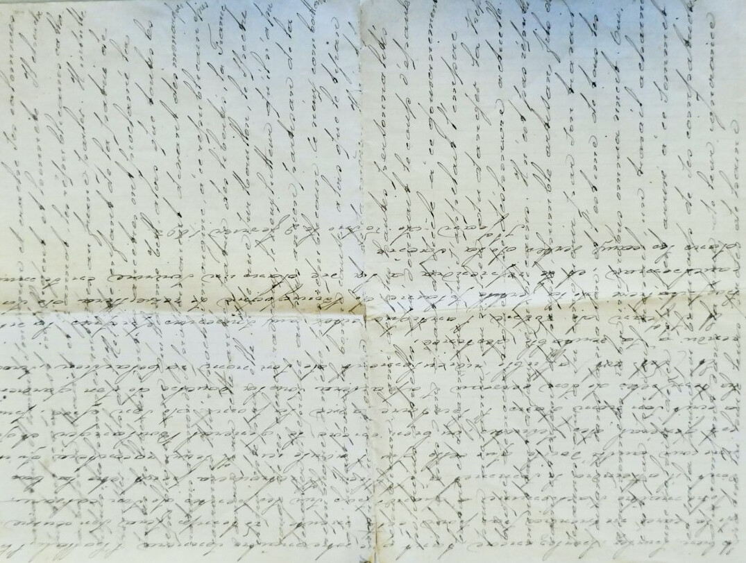 Old folders and documents in a historical archive
